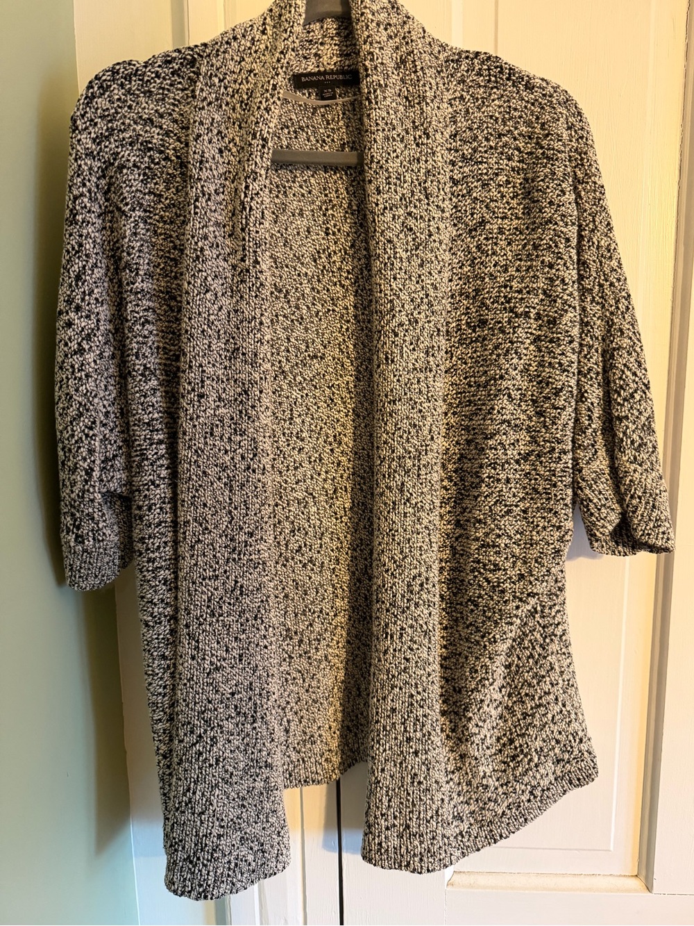 Black & White Banana Republic Factory Cardigan - XS
